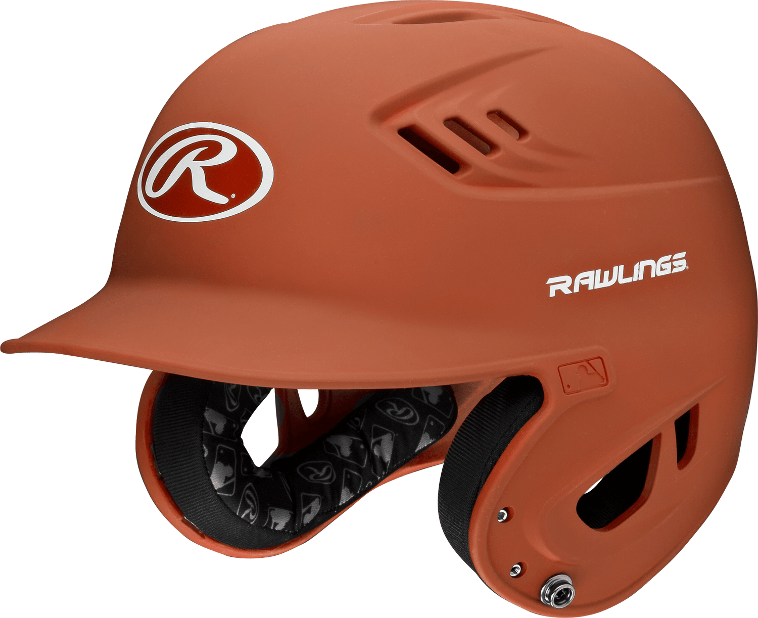 Rawlings Junior R16 1-Tone Baseball Helmet - Matte Baseball Batting Helmets All
