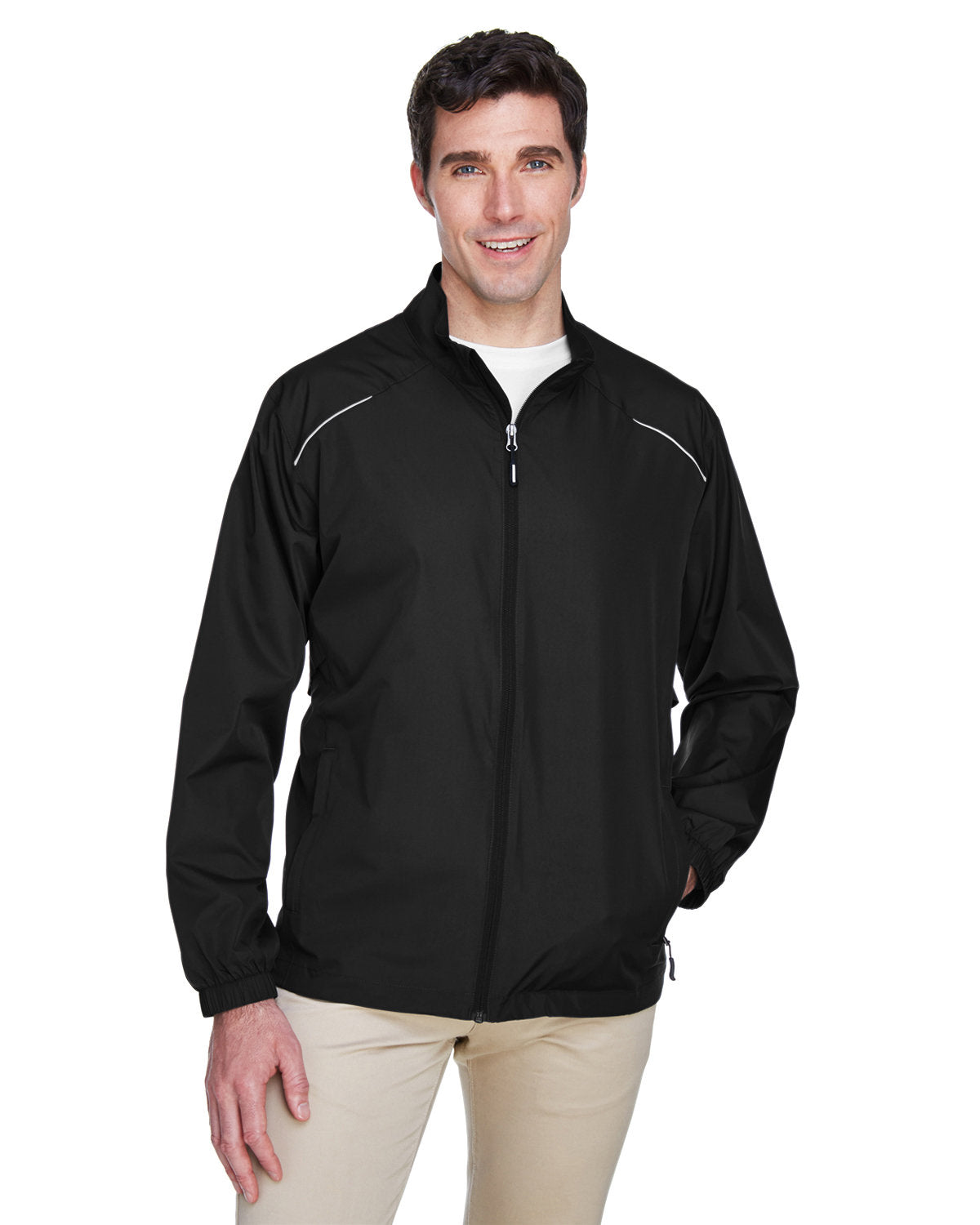 CORE365 Men's Techno Lite Motivate Unlined Lightweight Jacket Mens Apparel Jackets & Vests