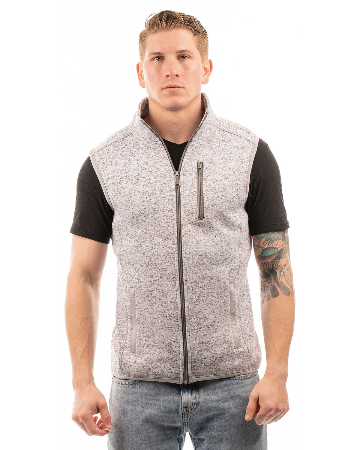 Burnside Men's Sweater Knit Vest Mens Apparel Jackets & Vests