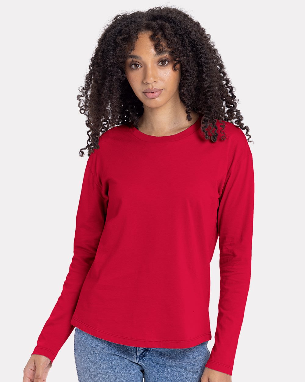 Next Level Women's Cotton Relaxed Long Sleeve T-Shirt Womens Apparel Shirts & Tops