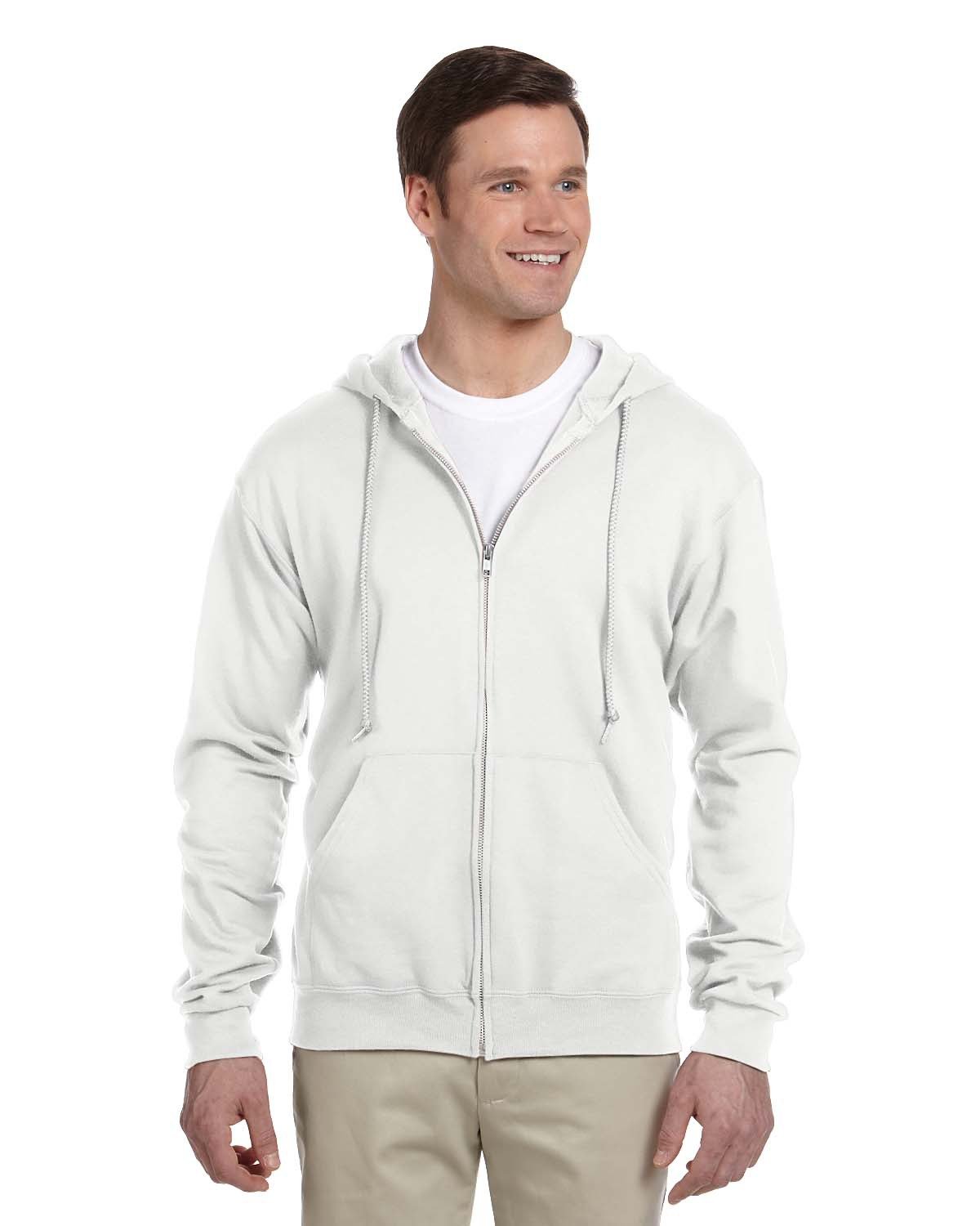Jerzees Men's NuBlend® Fleece Full-Zip Hooded Sweatshirt Mens Apparel Sweatshirts & Fleece