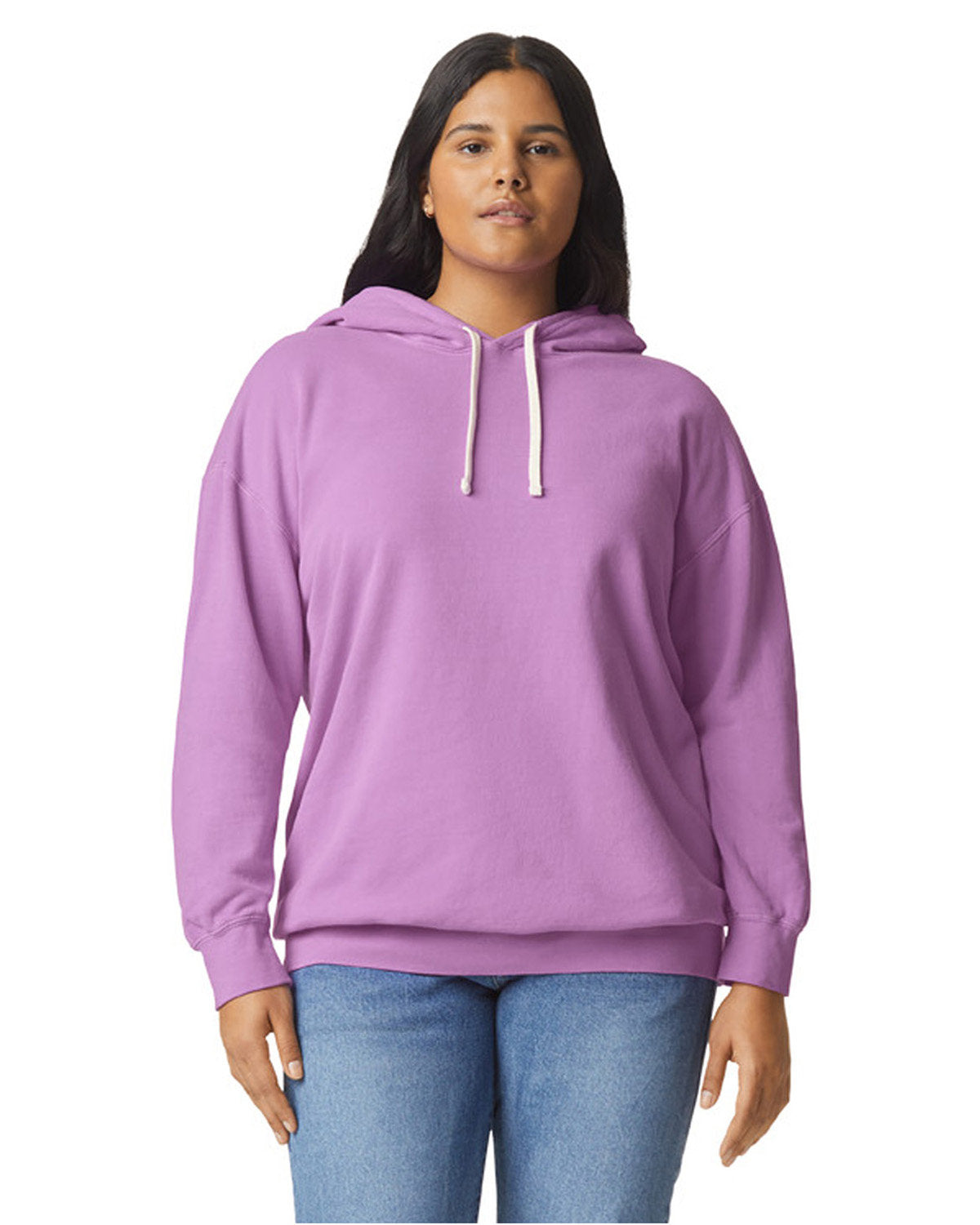 Comfort Colors Unisex Lightweight Cotton Hooded Sweatshirt 1467 Mens Apparel Sweatshirts & Fleece