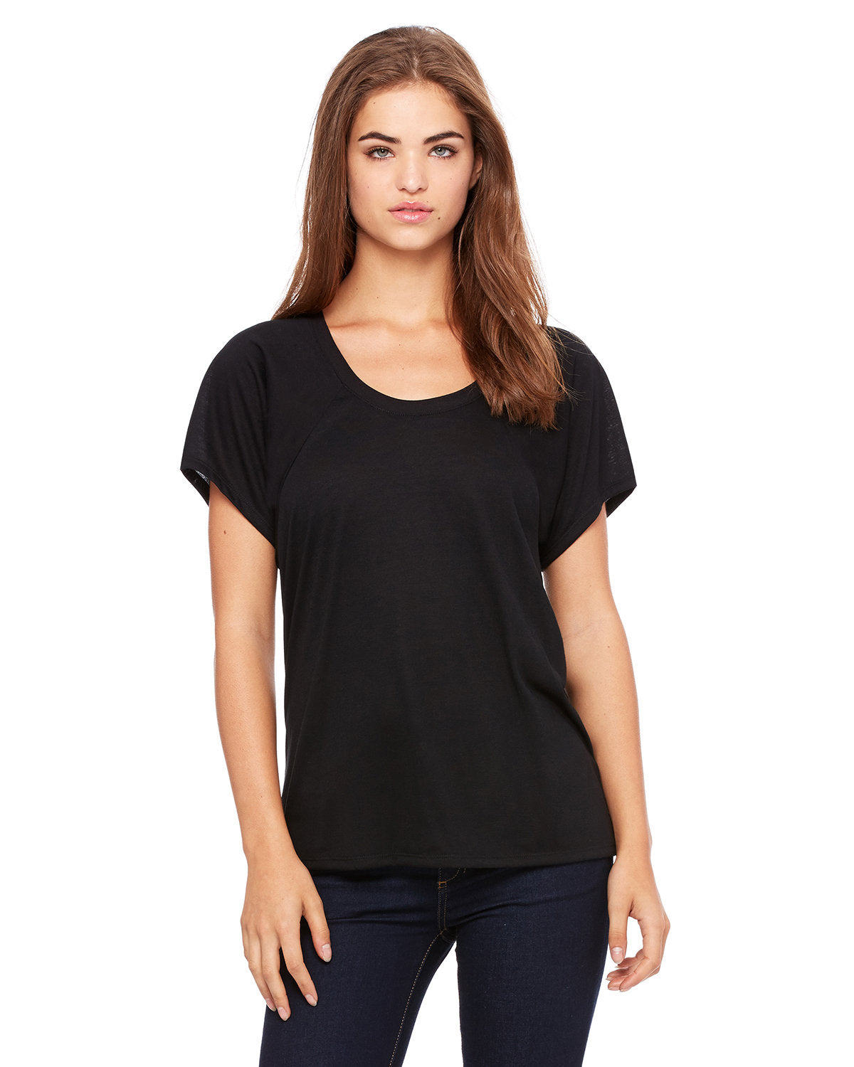 BELLA + CANVAS Ladies' Flowy Raglan T-Shirt Womens Apparel Shirts & Tops