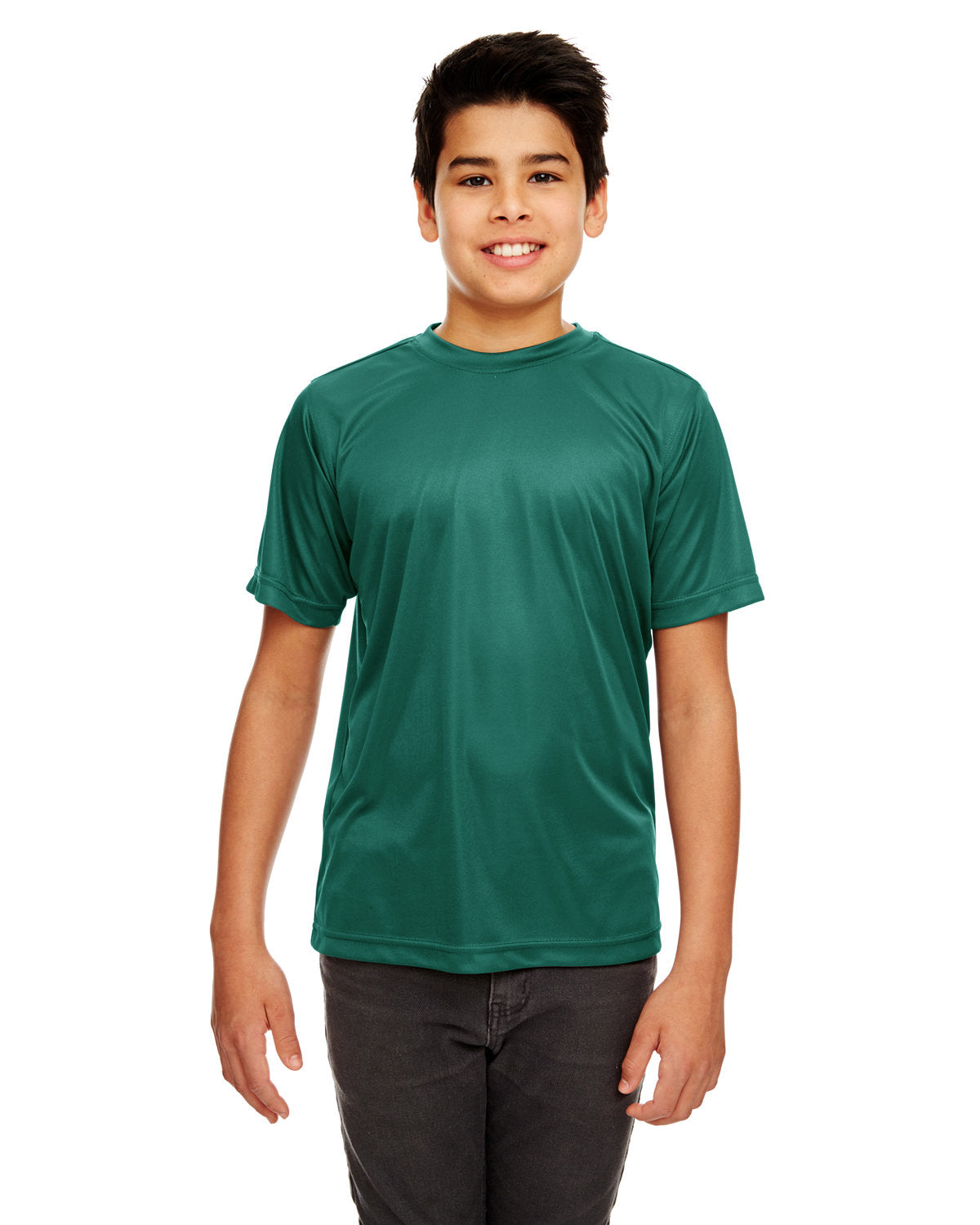 UltraClub Youth Cool & Dry Sport Performance Interlock T-Shirt Youth Apparel Shirts & Tops