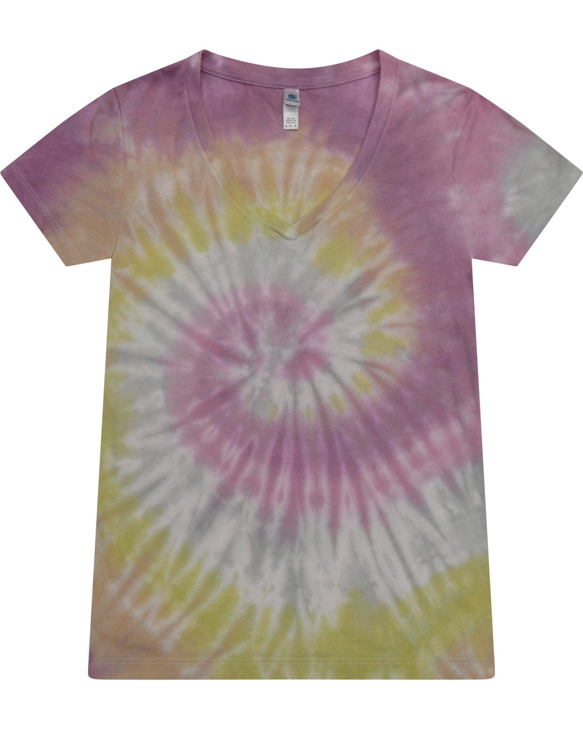 Tie-Dye Ladies' V-Neck T-Shirt Womens Apparel Shirts & Tops
