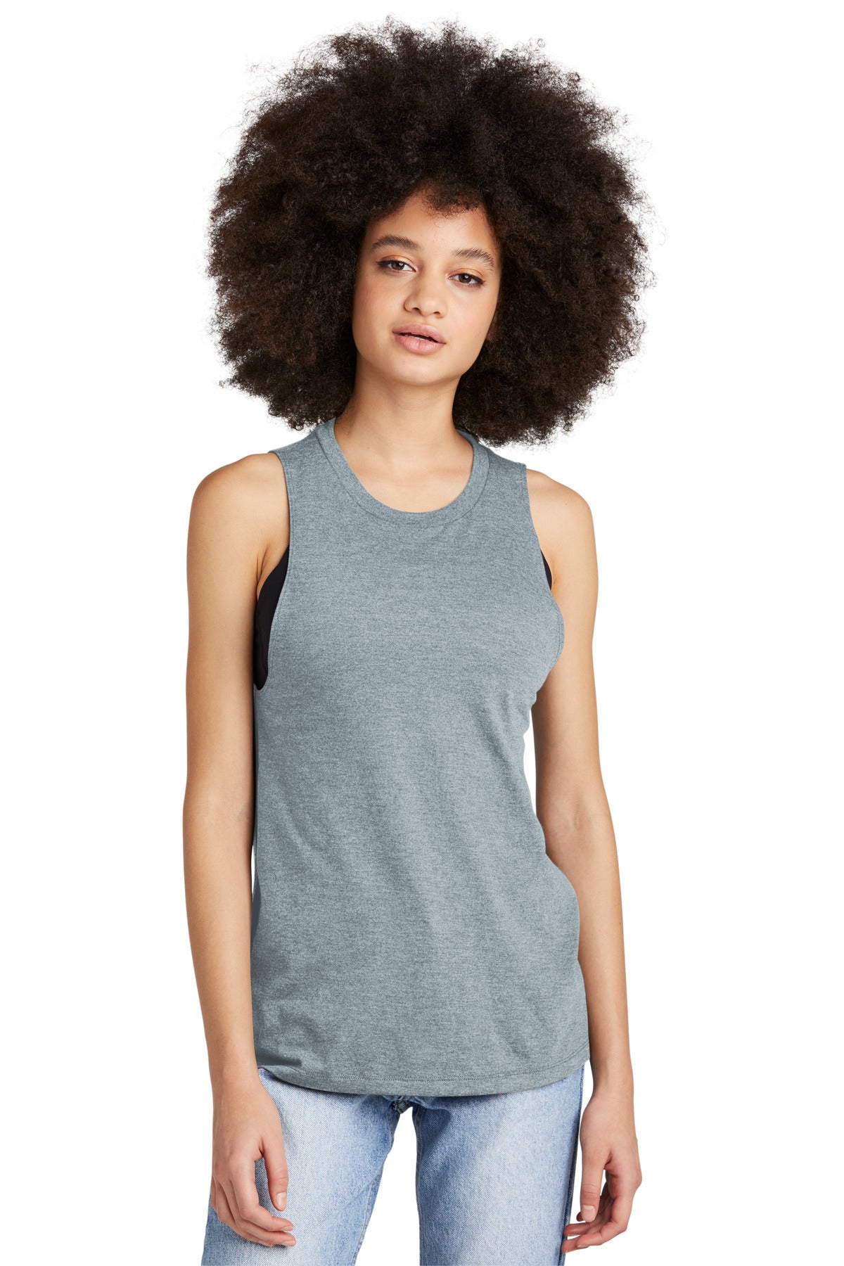 District Women's Perfect Tri Muscle Tank DT153