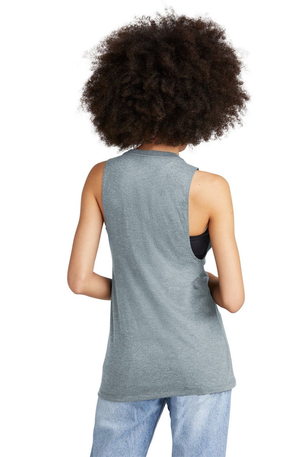 District Women's Perfect Tri Muscle Tank DT153 Womens Apparel Shirts & Tops