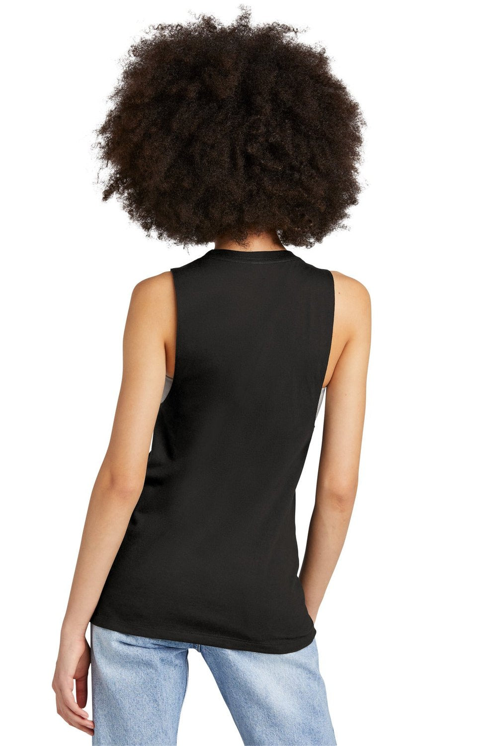 District Women's Perfect Tri Muscle Tank DT153 Womens Apparel Shirts & Tops