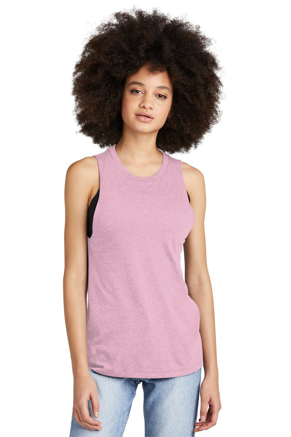 District Women's Perfect Tri Muscle Tank DT153 Womens Apparel Shirts & Tops