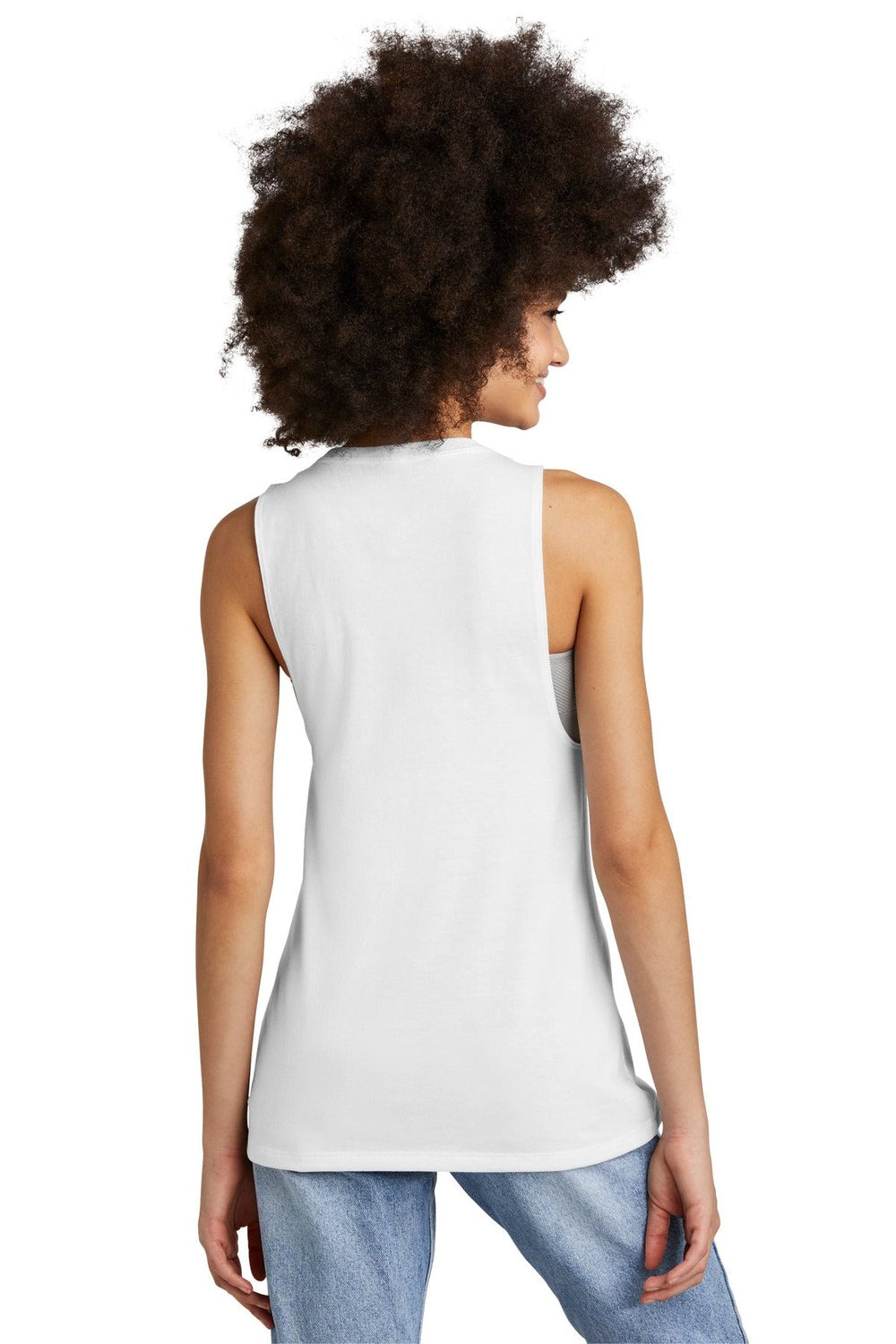 District Women's Perfect Tri Muscle Tank DT153 Womens Apparel Shirts & Tops