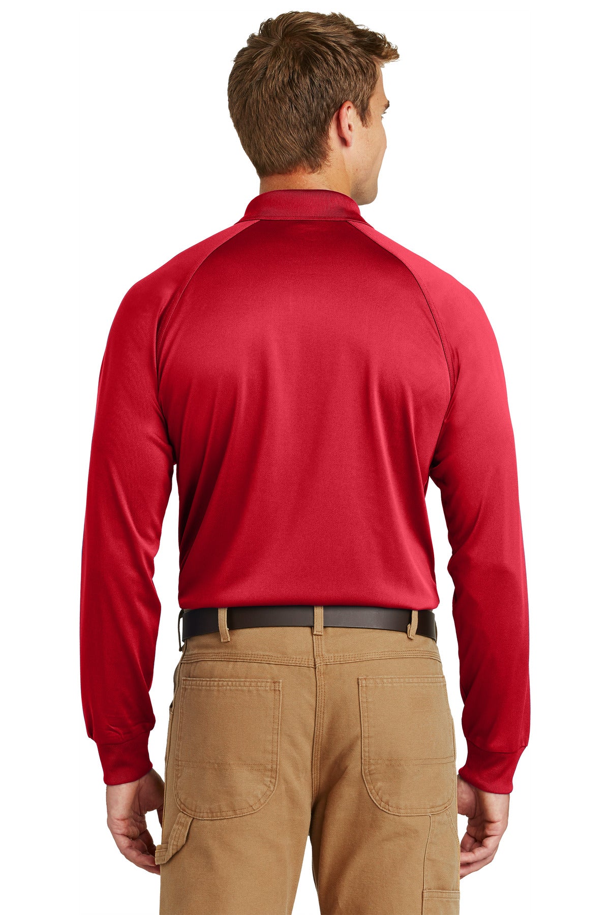CornerStone Men's Select Long Sleeve Snag-Proof Tactical Polo. CS410LS Mens Apparel Shirts & Tops