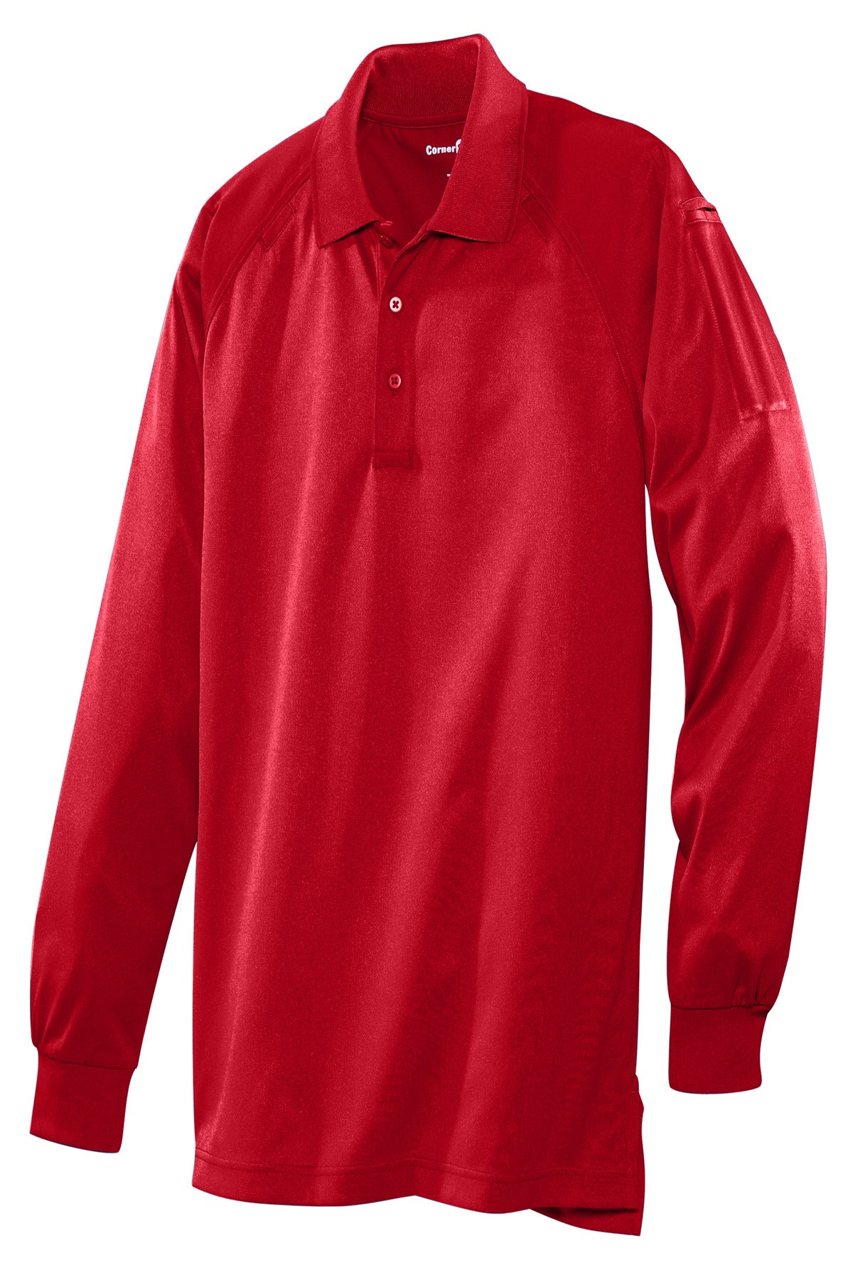 CornerStone Men's Select Long Sleeve Snag-Proof Tactical Polo. CS410LS Mens Apparel Shirts & Tops