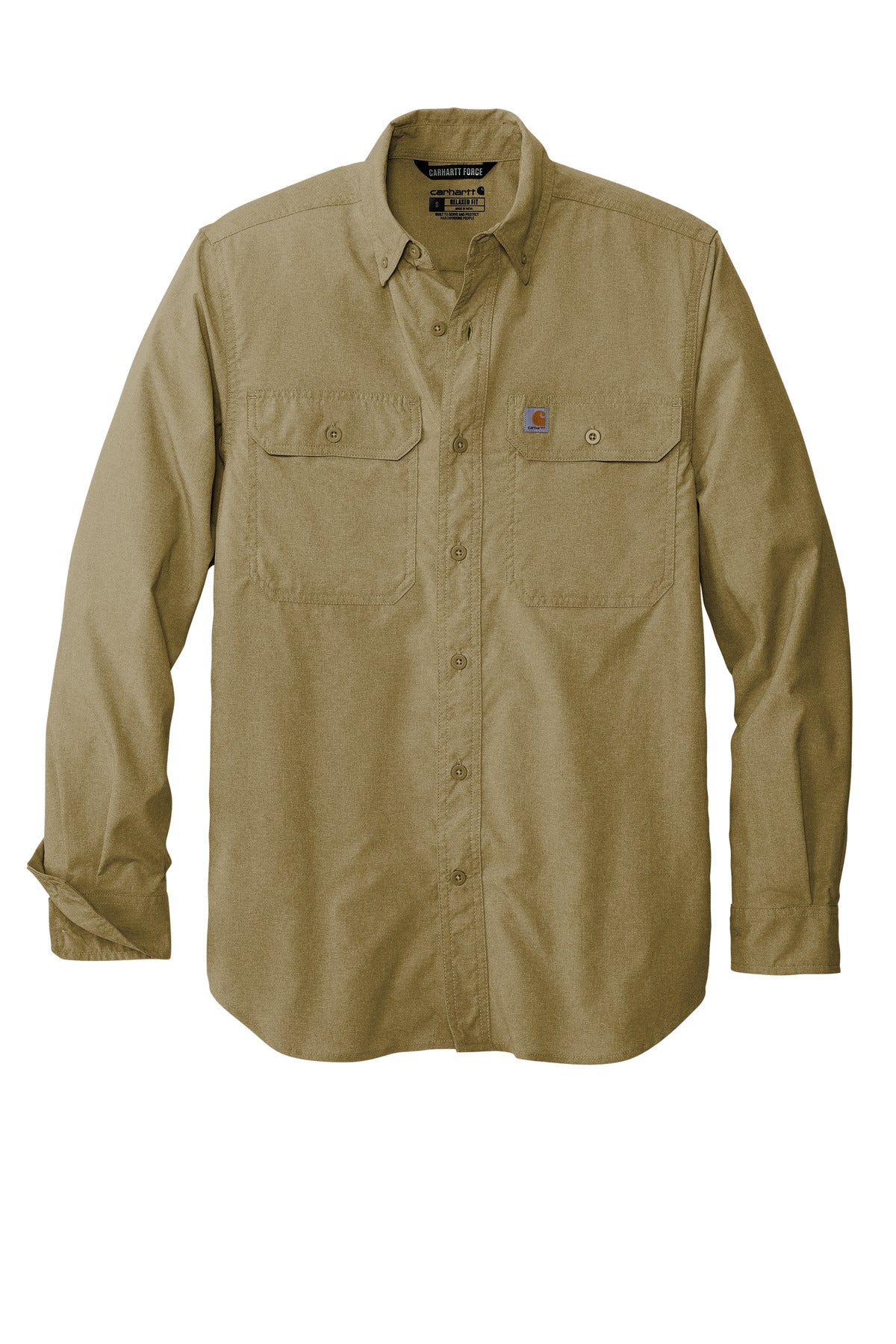 Carhartt Men's Force Solid Long Sleeve Shirt CT105291 Corporate Apparel Shirts & Tops
