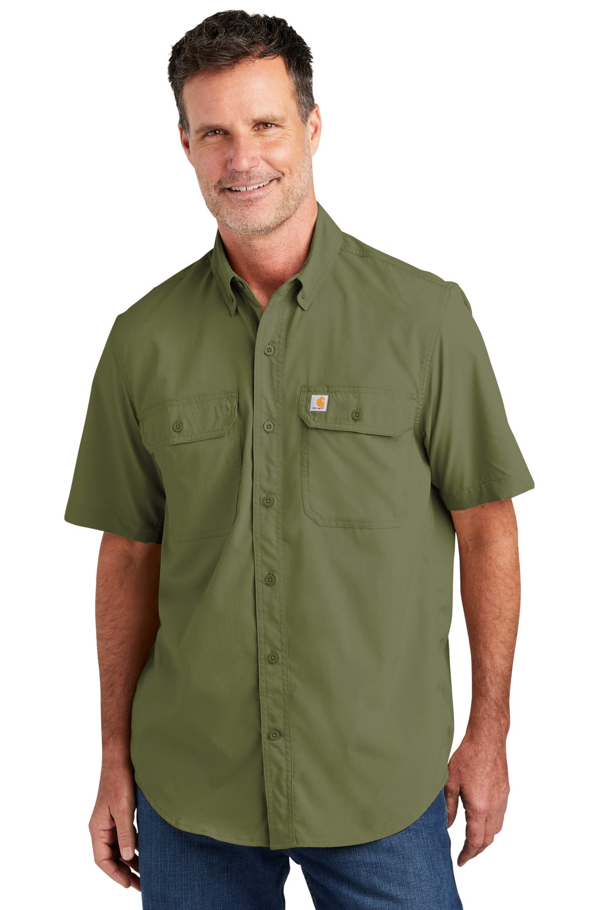 Carhartt Men's Force Solid Short Sleeve Shirt CT105292 Corporate Apparel Shirts & Tops