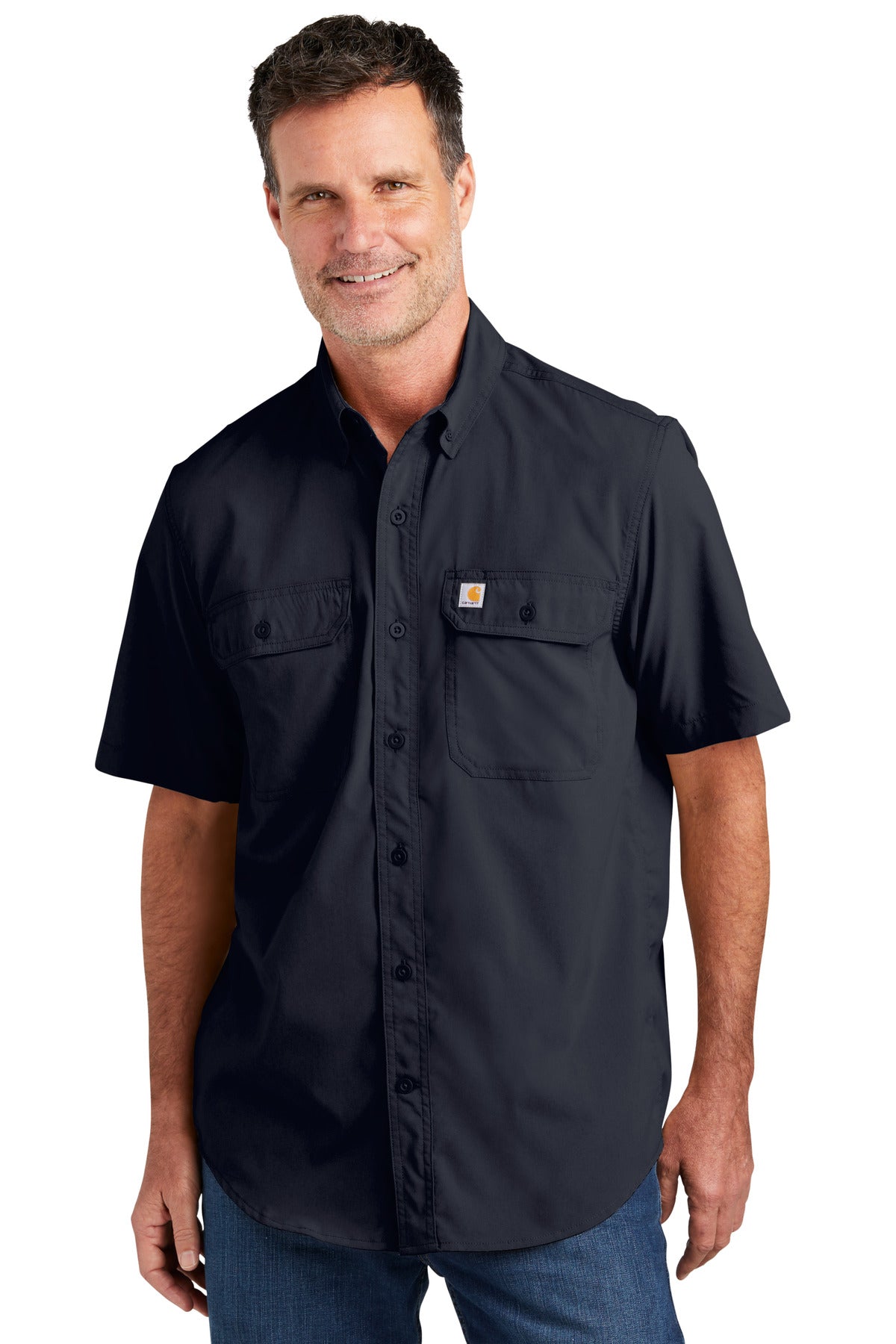 Carhartt Men's Force Solid Short Sleeve Shirt CT105292 Corporate Apparel Shirts & Tops