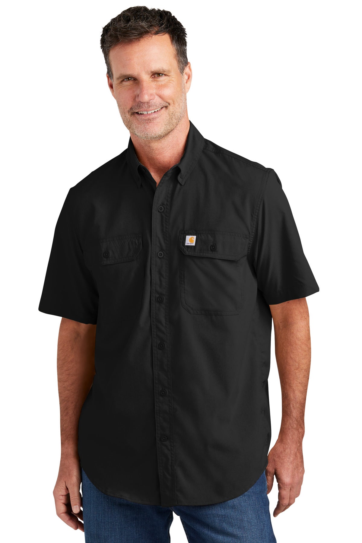 Carhartt Men's Force Solid Short Sleeve Shirt CT105292 Corporate Apparel Shirts & Tops