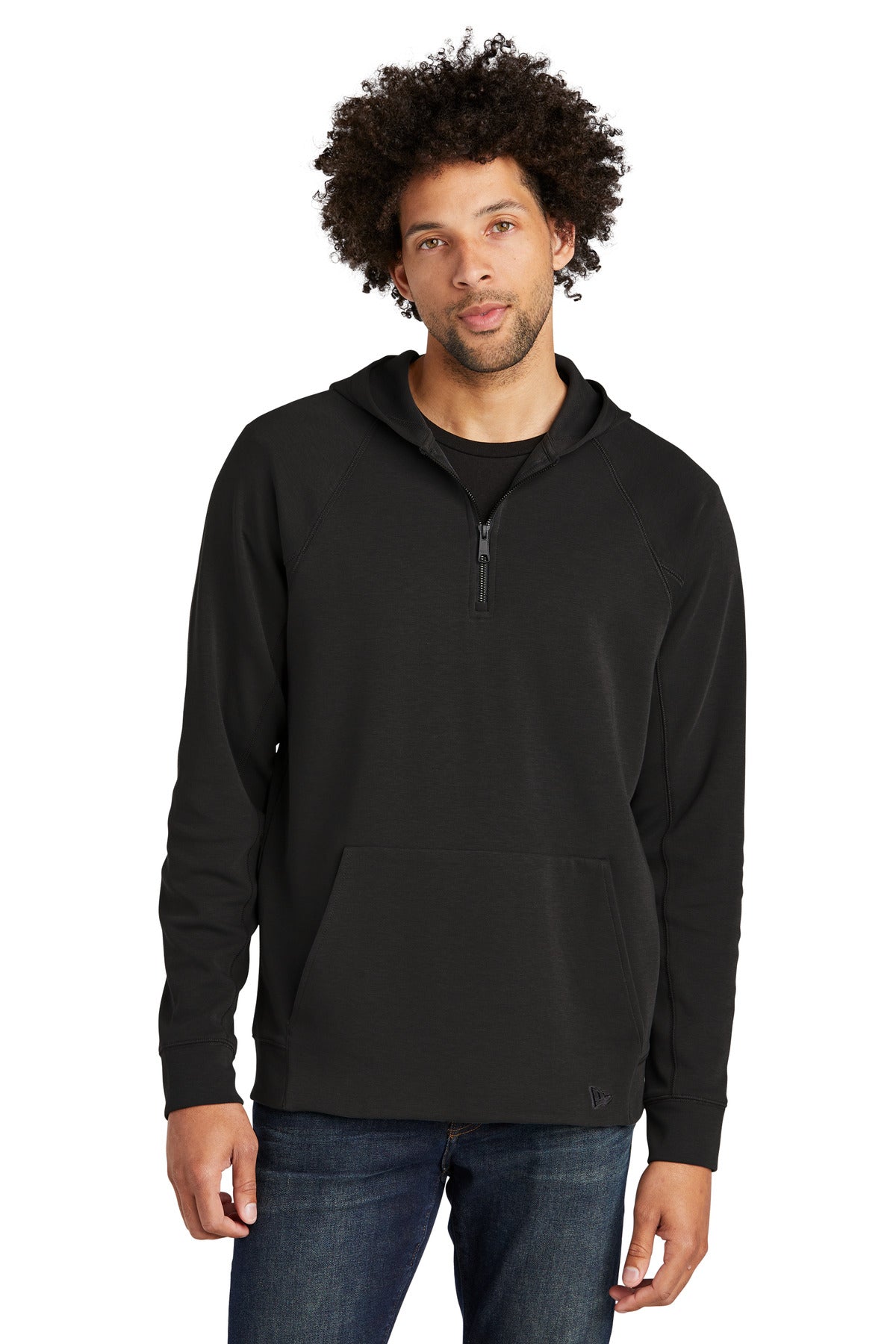New Era Men's STS 1/4-Zip Hoodie. NEA541 Corporate Apparel Sweatshirts & Fleece