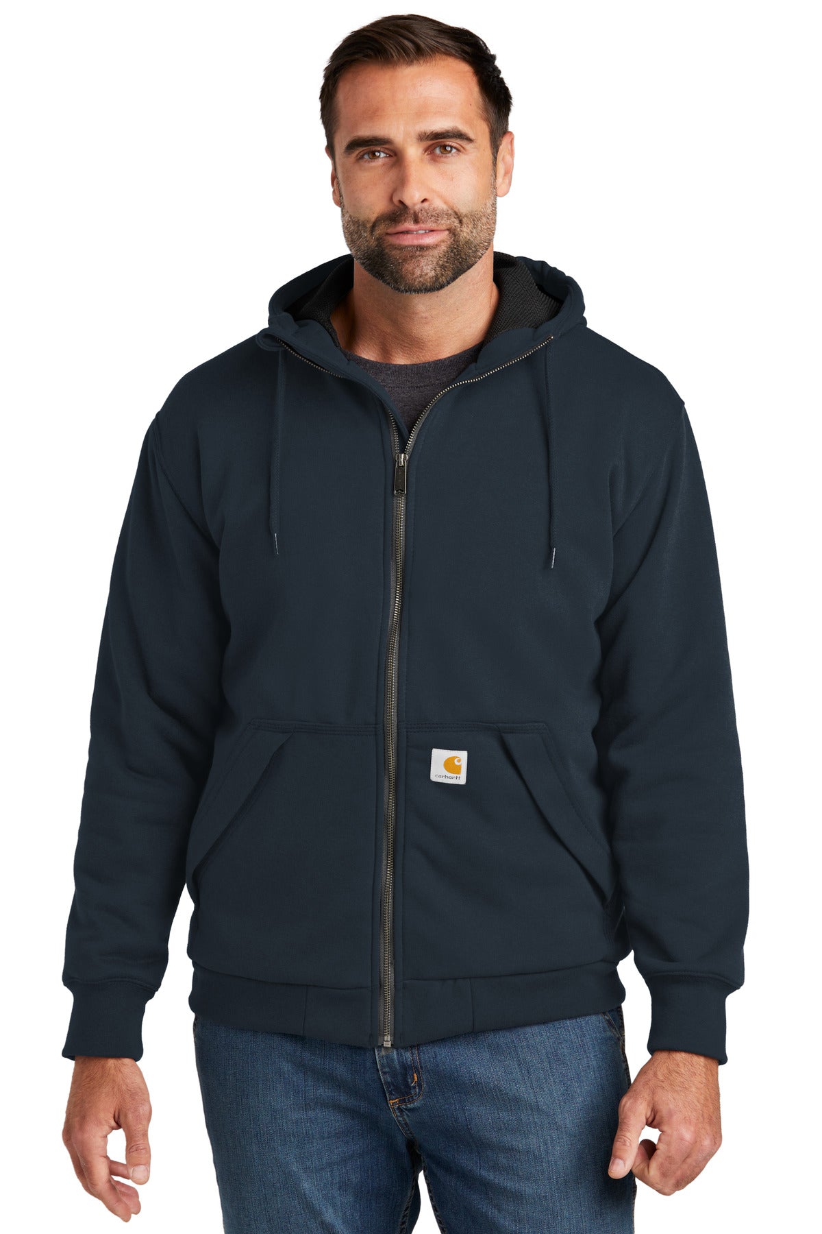 Carhartt Men's Midweight Thermal-Lined Full-Zip Sweatshirt CT104078 Corporate Apparel Sweatshirts & Fleece
