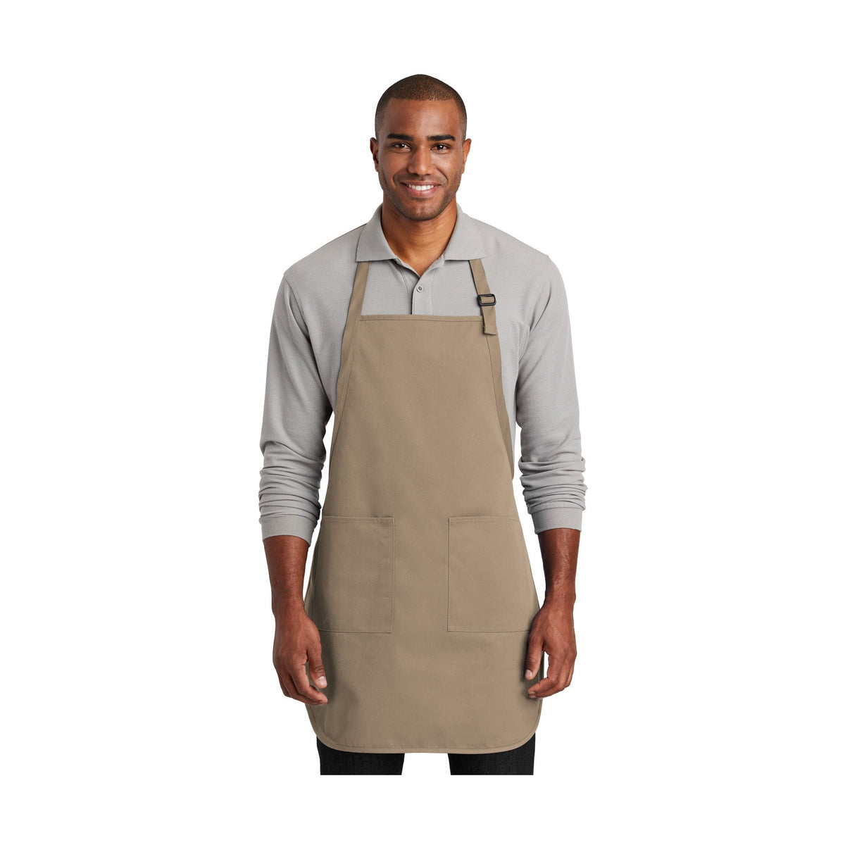 Port Authority Full-Length Two-Pocket Bib Apron