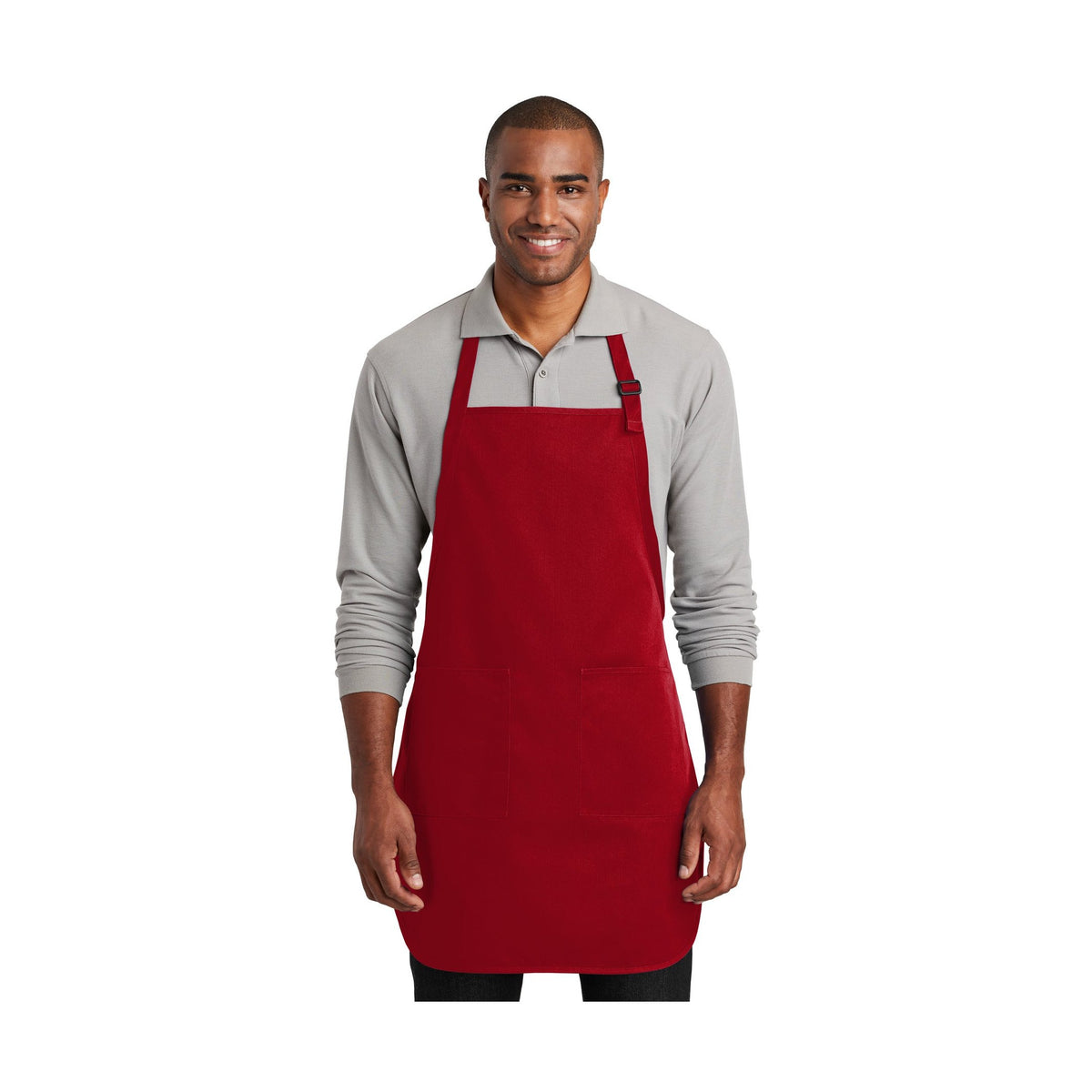 Port Authority Full-Length Two-Pocket Bib Apron