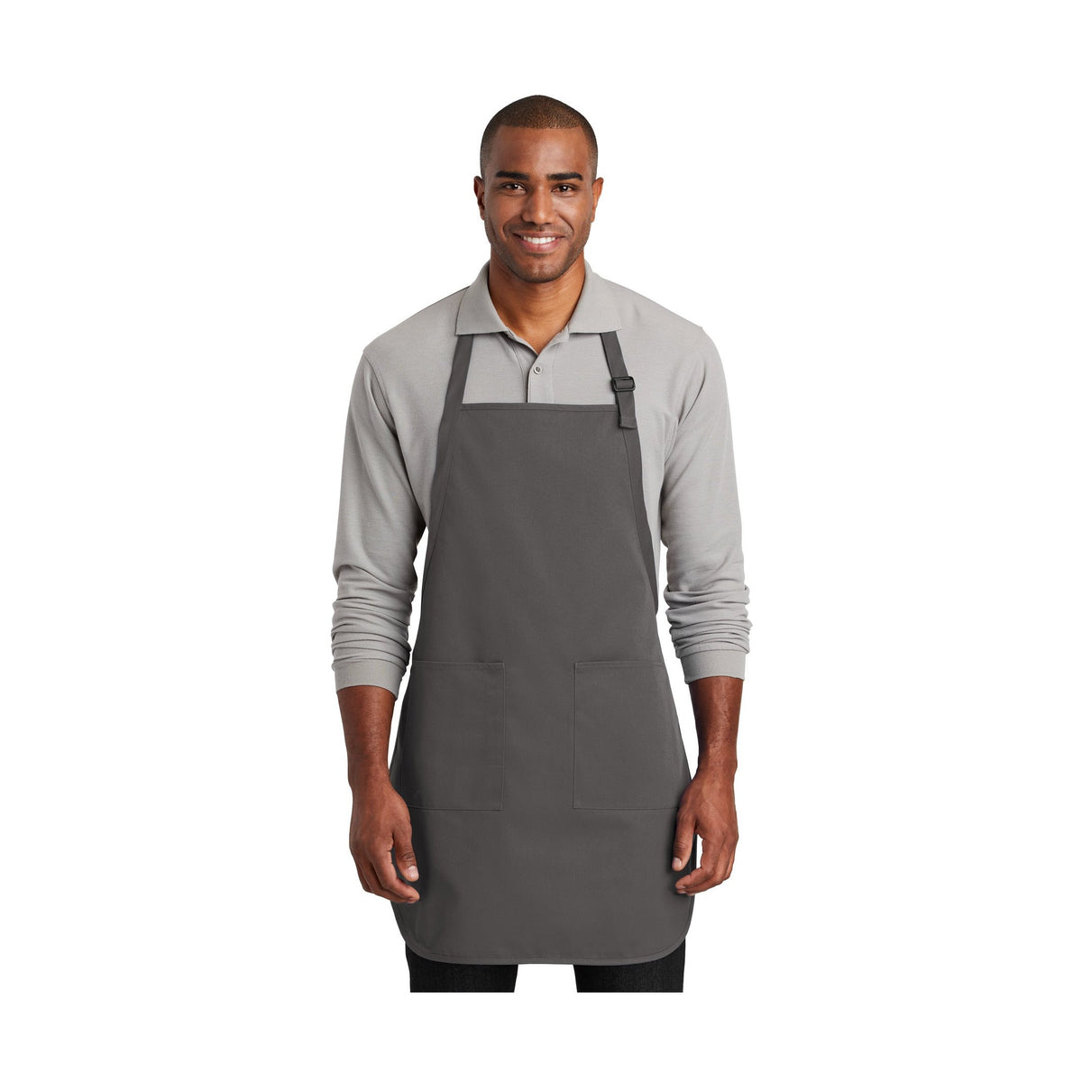 Port Authority Full-Length Two-Pocket Bib Apron