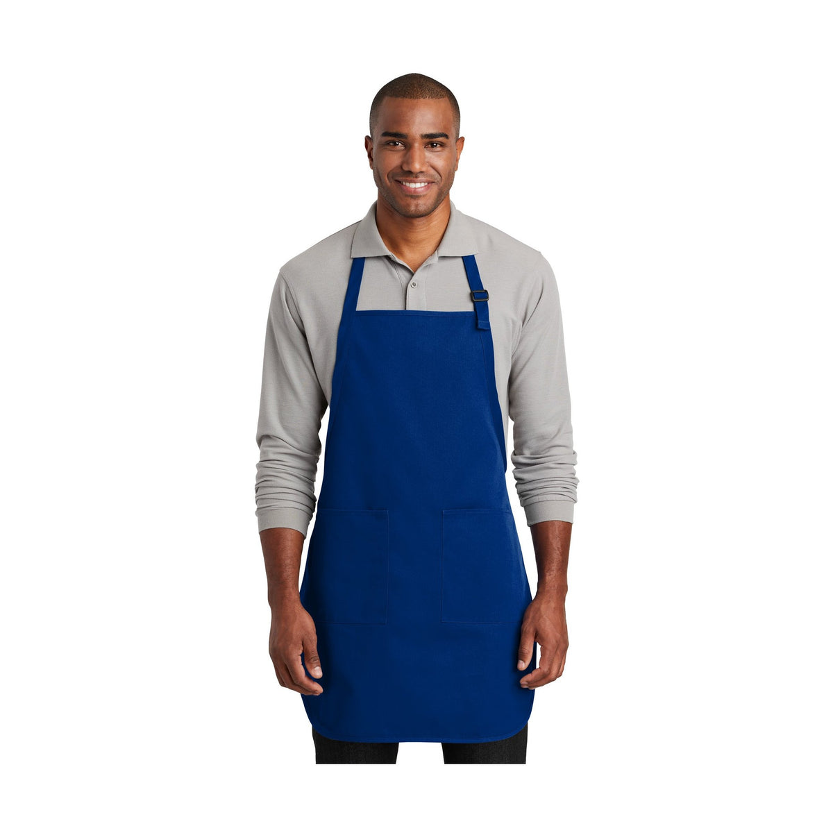Port Authority Full-Length Two-Pocket Bib Apron