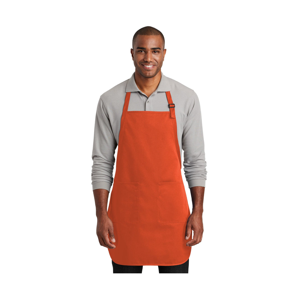 Port Authority Full-Length Two-Pocket Bib Apron