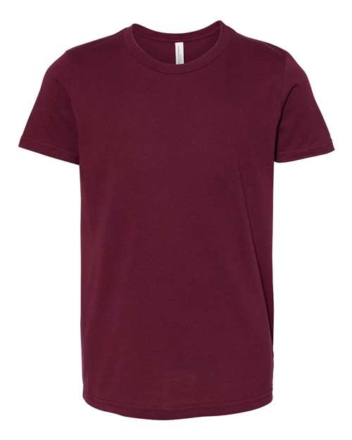 BELLA + CANVAS Youth Jersey Short Sleeve Tee BC3001Y Youth Apparel Shirts & Tops