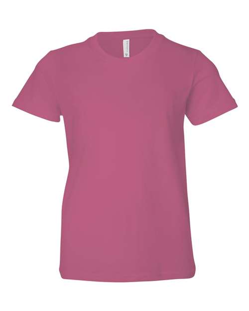 BELLA + CANVAS Youth Jersey Short Sleeve Tee BC3001Y Youth Apparel Shirts & Tops
