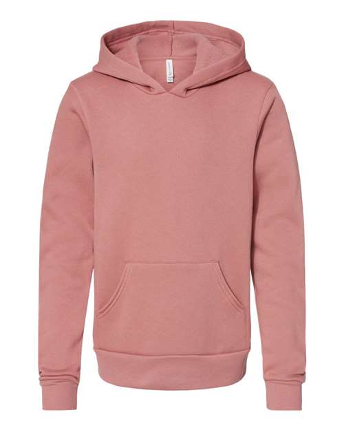 BELLA + CANVAS Youth Sponge Fleece Hoodie Youth Apparel Hoodies & Sweatshirts
