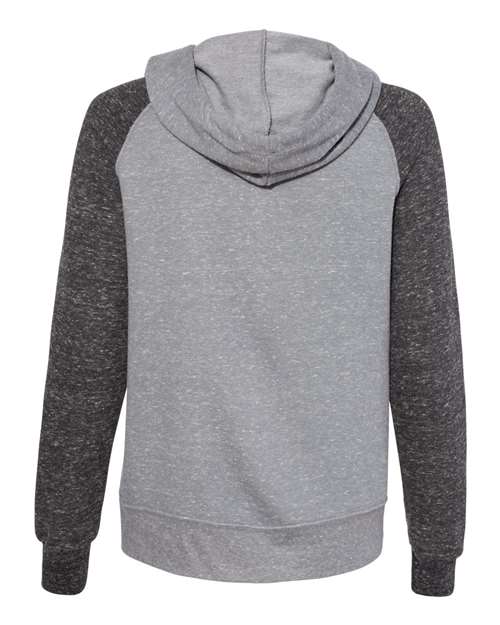 Jerzees Women's Snow Heather French Terry Full-Zip Hooded Sweatshirt Womens Apparel Sweatshirts & Fleece