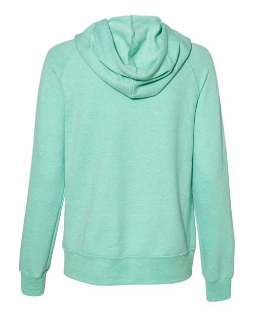 Jerzees Women's Snow Heather French Terry Full-Zip Hooded Sweatshirt Womens Apparel Sweatshirts & Fleece