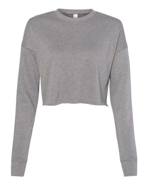 BELLA + CANVAS Women's Crop Crew Fleece Womens Apparel Sweatshirts & Fleece