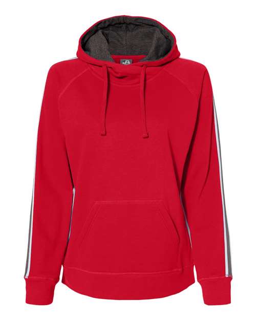 J. America Women's Rival Fleece Hooded Sweatshirt Womens Apparel Sweatshirts & Fleece