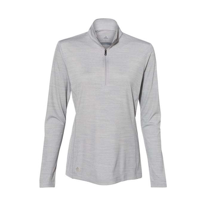 adidas Women's Lightweight M?lange Quarter-Zip Pullover-1