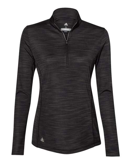 adidas Women's Lightweight M?lange Quarter-Zip Pullover-1