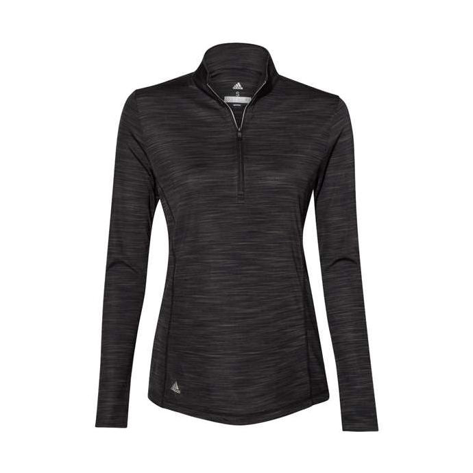 adidas Women's Lightweight M?lange Quarter-Zip Pullover-1
