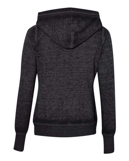J. America Women's Zen Fleece Hooded Sweatshirt 4518 Womens Apparel Sweatshirts & Fleece