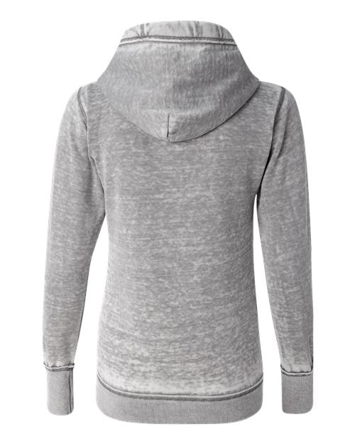 J. America Women's Zen Fleece Full-Zip Hooded Sweatshirt 2086 Womens Apparel Sweatshirts & Fleece