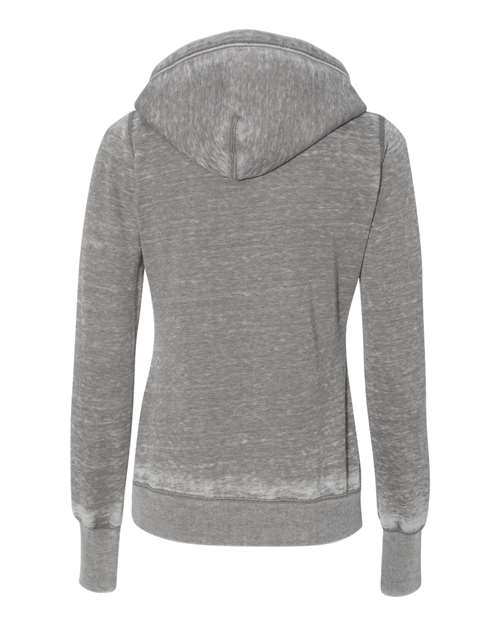 J. America Women's Zen Fleece Hooded Sweatshirt 4518 Womens Apparel Sweatshirts & Fleece