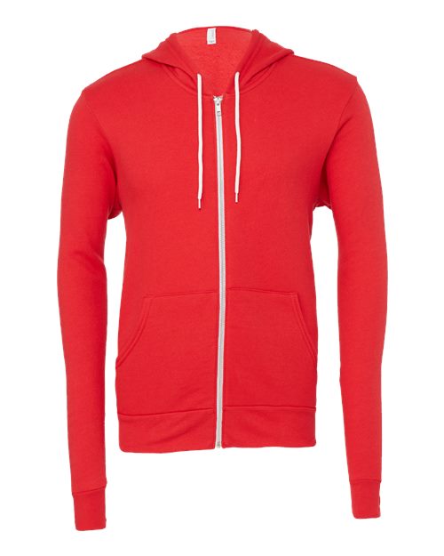 BELLA + CANVAS Unisex Sponge Fleece Full-Zip Hoodie. BC3739 Mens Apparel Sweatshirts & Fleece