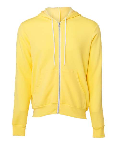BELLA + CANVAS Unisex Sponge Fleece Full-Zip Hoodie. BC3739 Mens Apparel Sweatshirts & Fleece