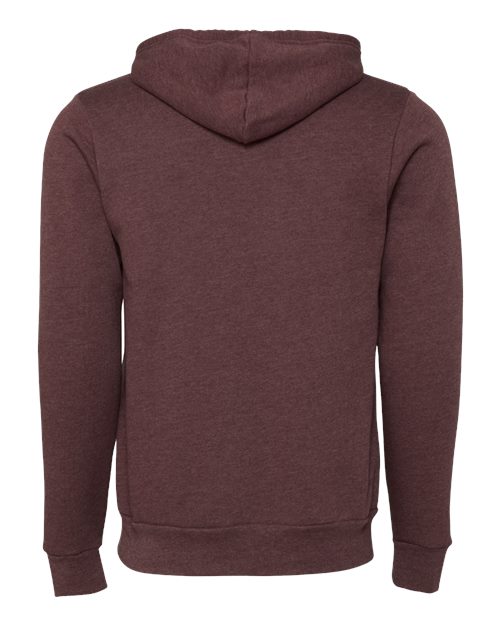 BELLA + CANVAS Unisex Sponge Fleece Full-Zip Hoodie. BC3739 Mens Apparel Sweatshirts & Fleece