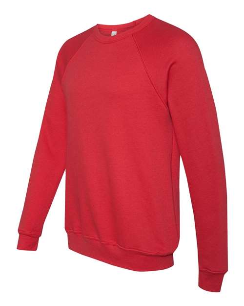 BELLA + CANVAS Unisex Sponge Fleece Raglan Sweatshirt BC3901 1/2 Mens Apparel Sweatshirts & Fleece