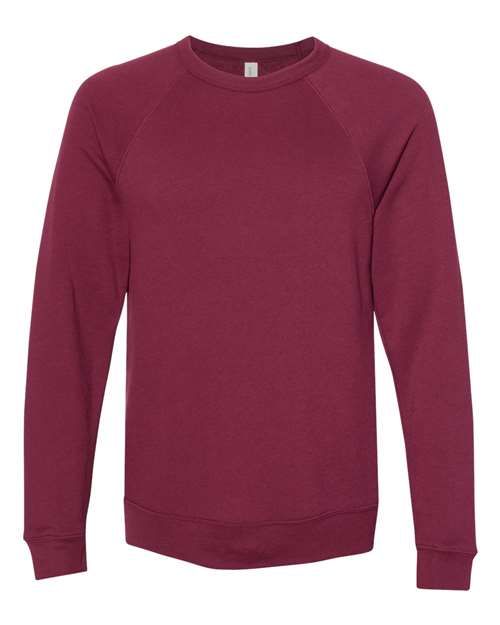 BELLA + CANVAS Unisex Sponge Fleece Raglan Sweatshirt BC3901 1/2 Mens Apparel Sweatshirts & Fleece