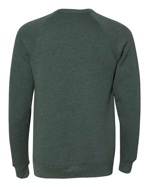 BELLA + CANVAS Unisex Sponge Fleece Raglan Sweatshirt BC3901 1/2 Mens Apparel Sweatshirts & Fleece