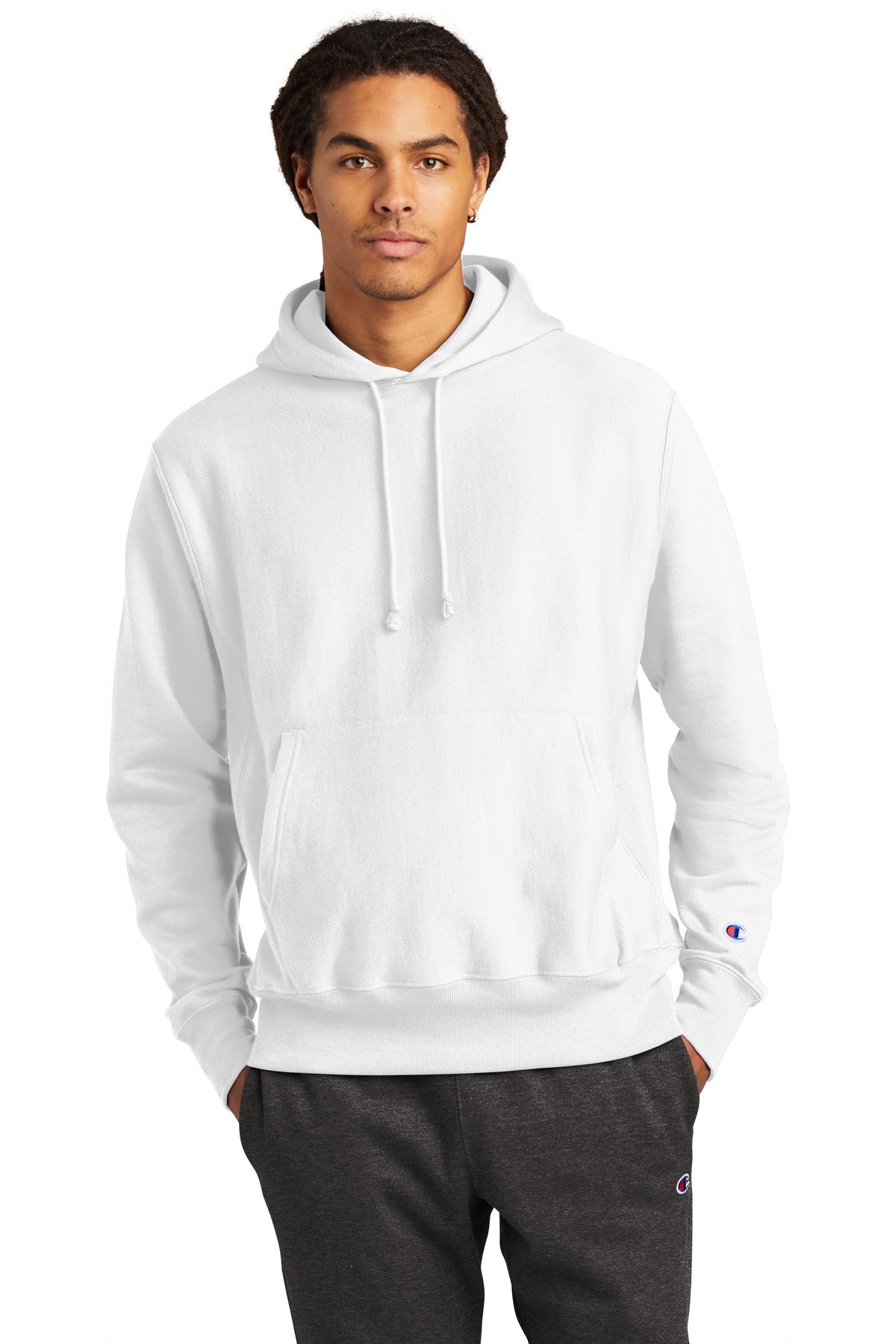 Champion Men's Reverse Weave Hooded Sweatshirt Mens Apparel Sweatshirts & Fleece
