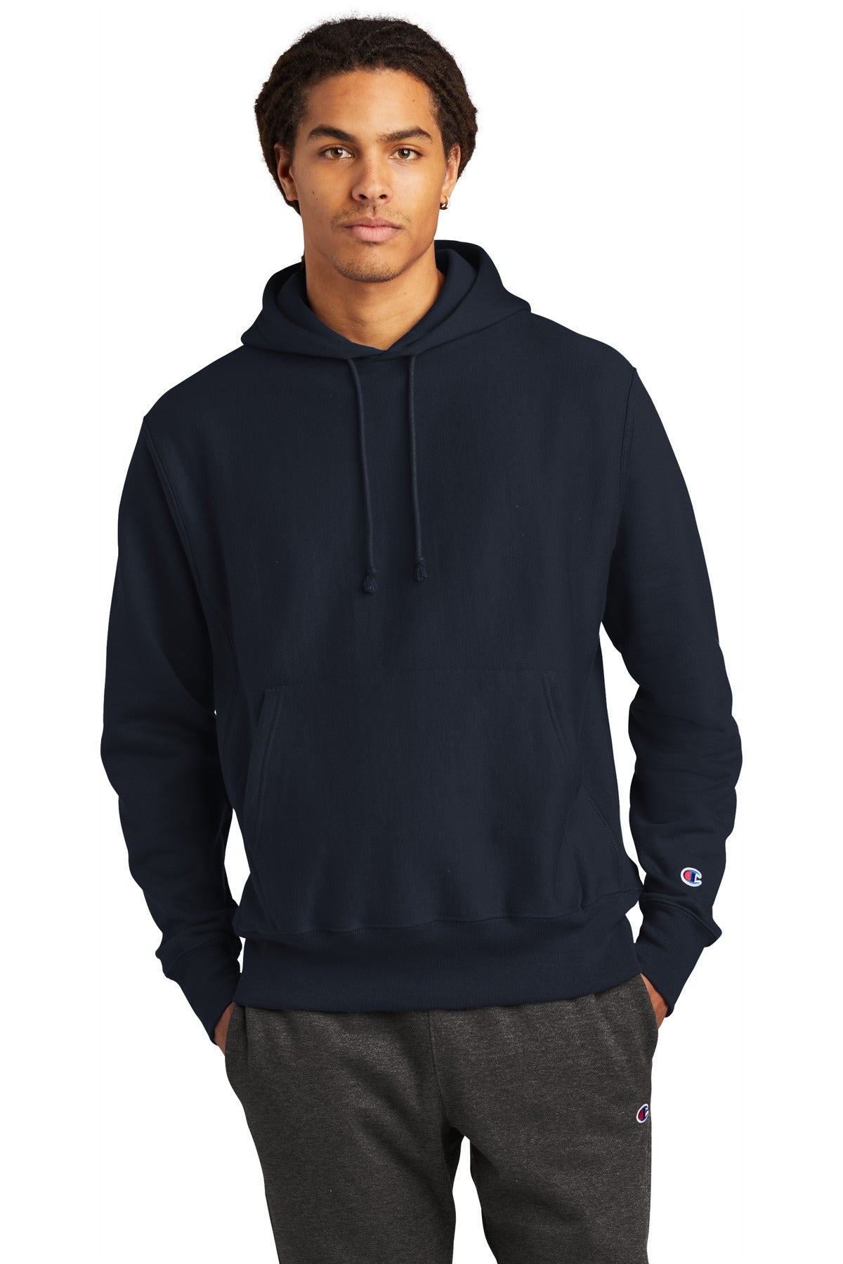 Champion Men's Reverse Weave Hooded Sweatshirt Mens Apparel Sweatshirts & Fleece