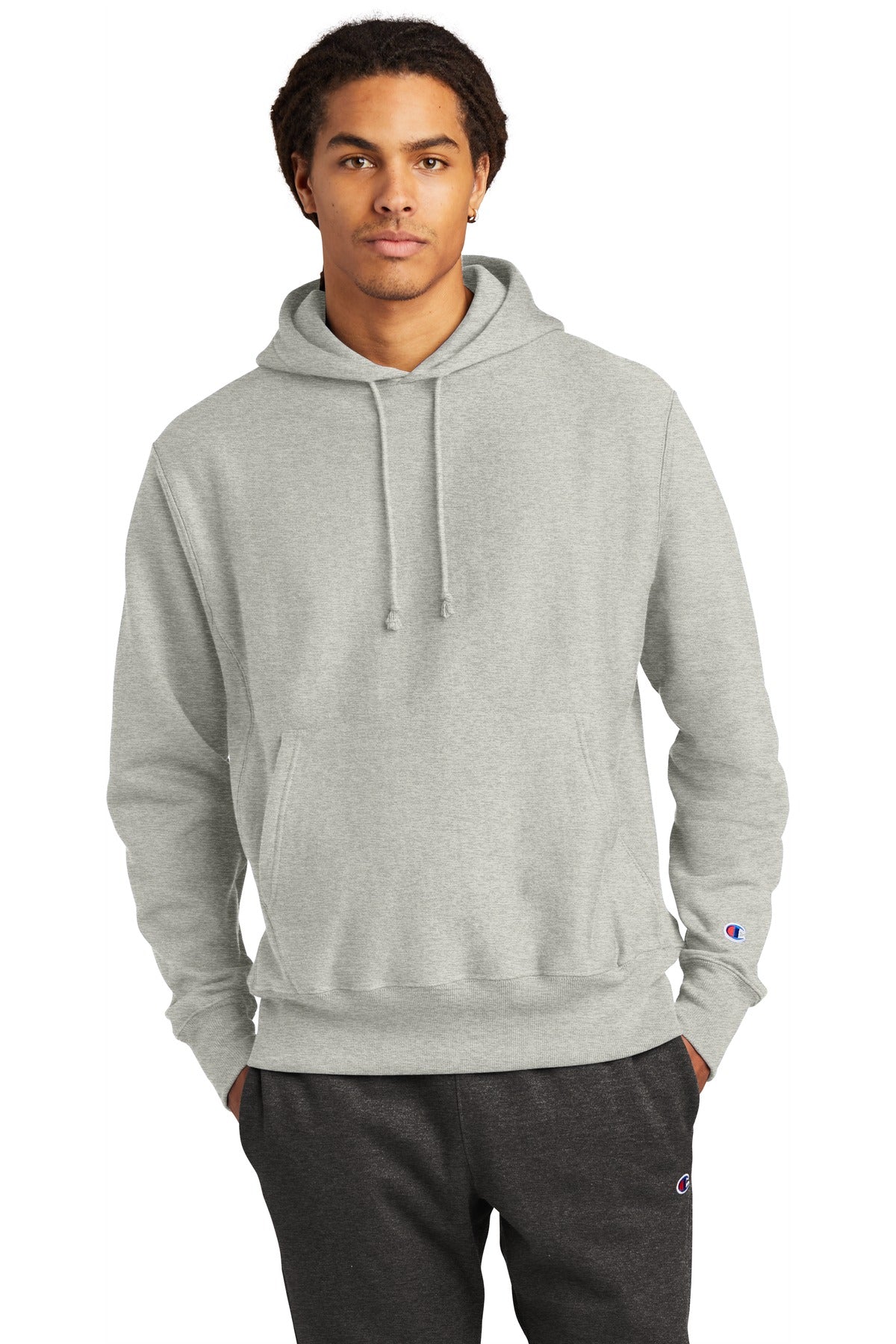 Champion Men's Reverse Weave Hooded Sweatshirt Mens Apparel Sweatshirts & Fleece