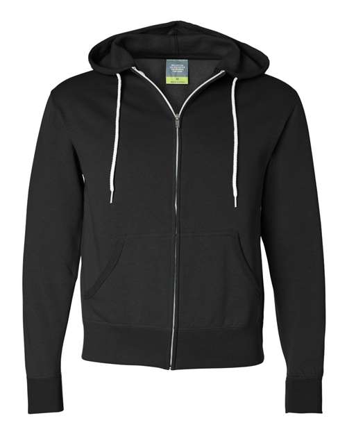 Independent Trading Co. Unisex Lightweight Full-Zip Hooded Sweatshirt Mens Apparel Sweatshirts & Fleece